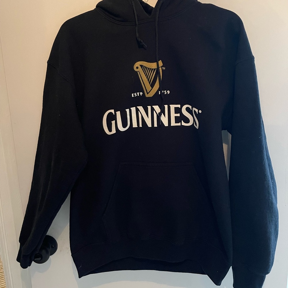 Guinness Black and Gold Hoodie